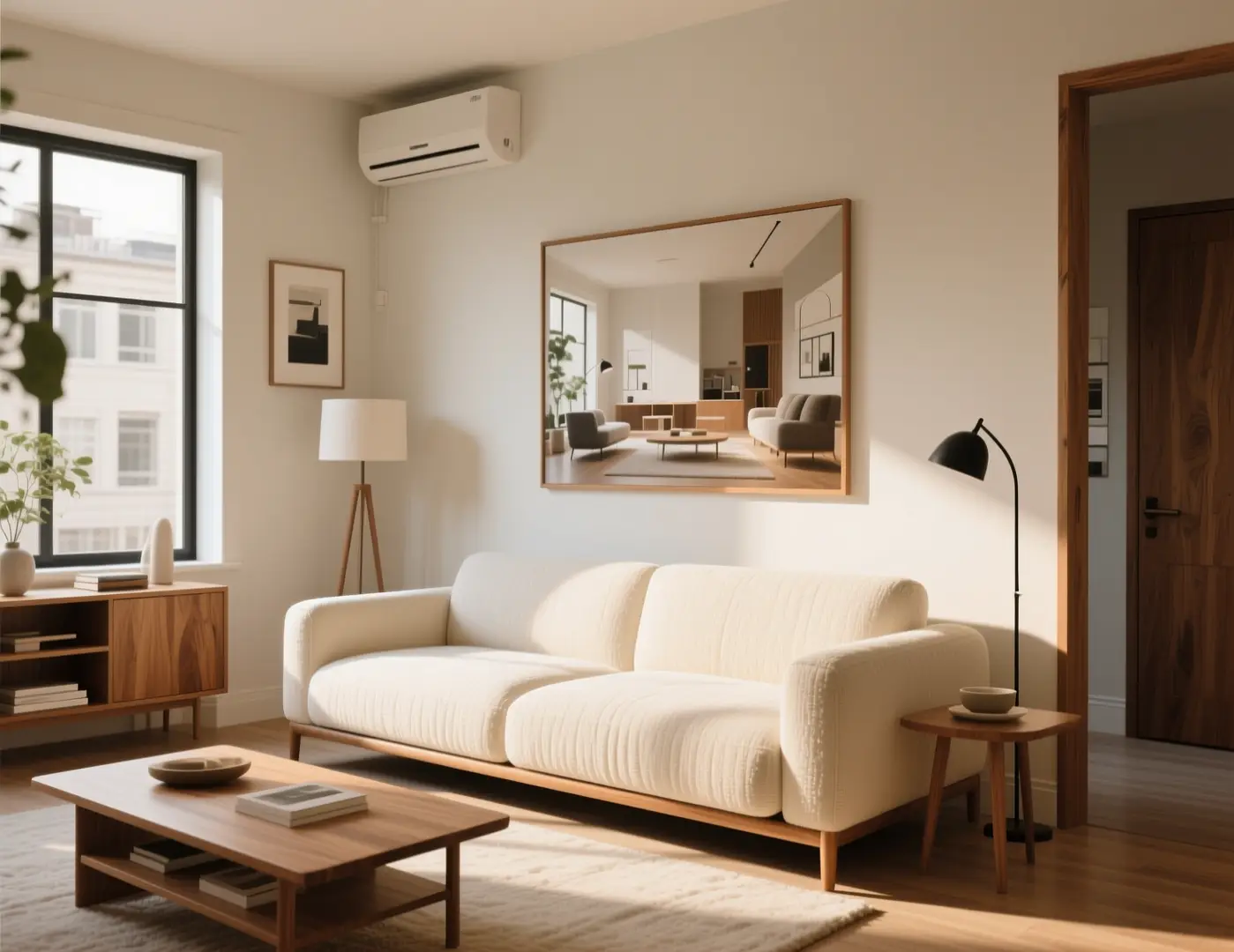 A quick room refresh concept with updated materials and a cleaner premium-home mood.